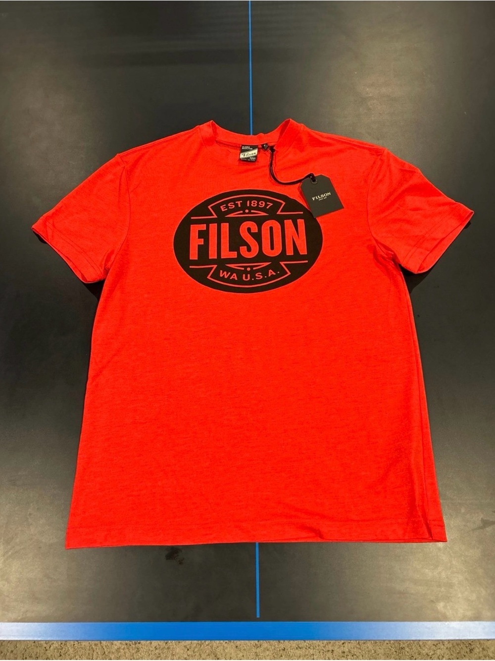 New Mens Filson Alaska Outfitter Buckshot Heather Red shirt size Medium